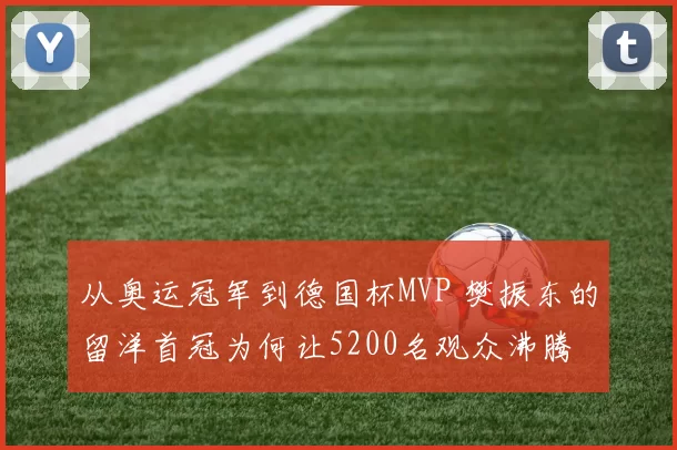 从奥运冠军到德国杯MVP 樊振东的留洋首冠为何让5200名观众沸腾